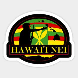 Hawai'i Nei Kanaka Maoli by Hawaii Nei All Day Sticker